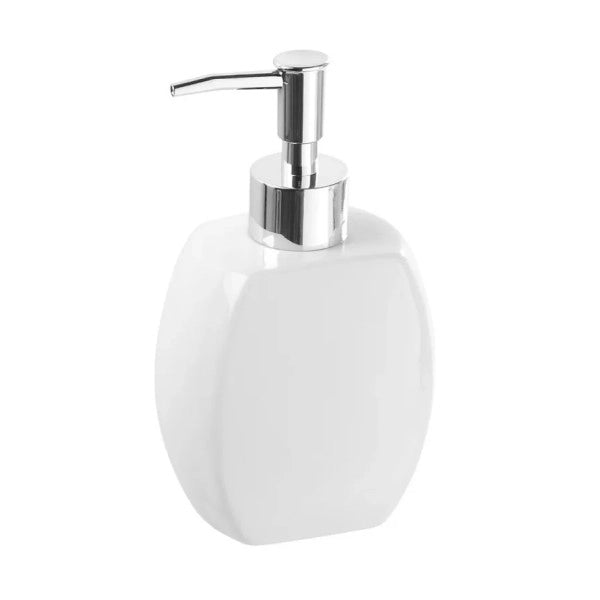 Dispenser sapone in ceramica bianco 360 ml Linea Parigi Feridras