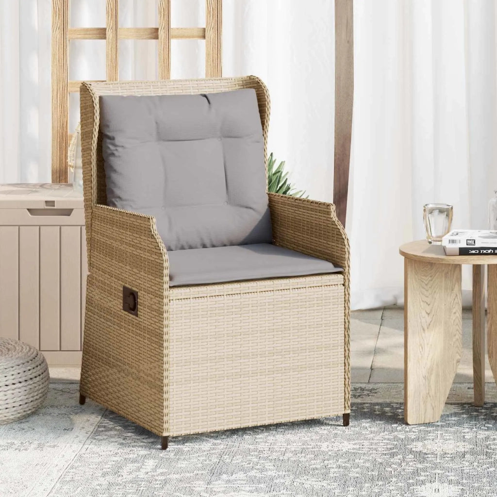 Panchina da giardino 2 pcs Beige polyrattan 3394488