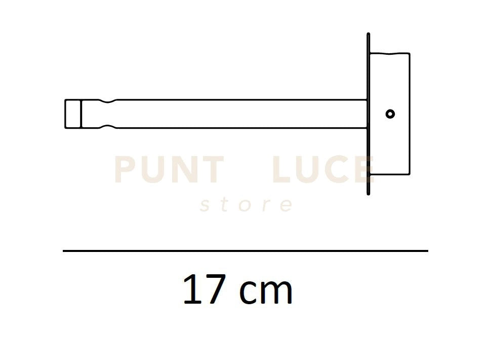APPLQUE-N  BASE APPLIQUE NERO solo per modelli con portalampade E14-E27-GU10-GX53
