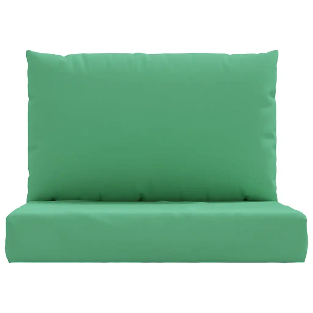 Cuscini per Pallet 2 pz Verdi in Tessuto Oxford 361759