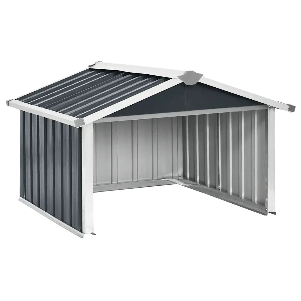 Capanno per Robot Tosaerba 92x97x63cm Acciaio Zincato Antracite 150909