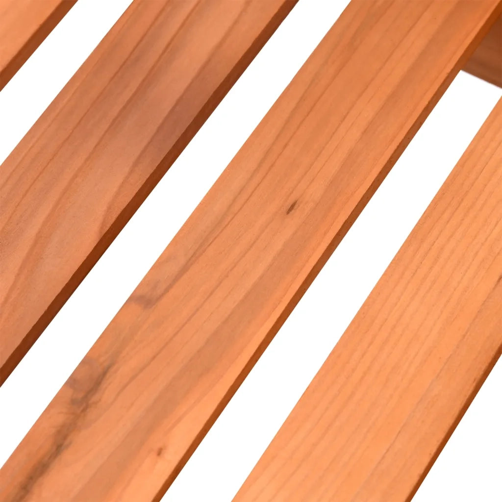 Portafiori | Sostegno per piante con Ruote 110x25x115 cm in Legno Massello di Abete