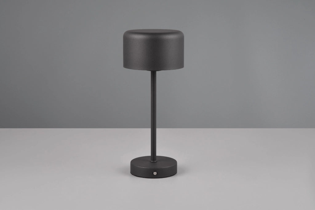Lampada da tavolo ricaricabile touch LED nera RL Jeff