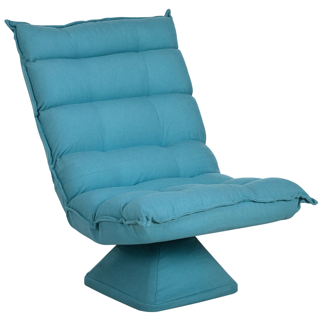 Poltrona Relax Girevole ¨C Minimal ¨C Blu 62x70x95 cm