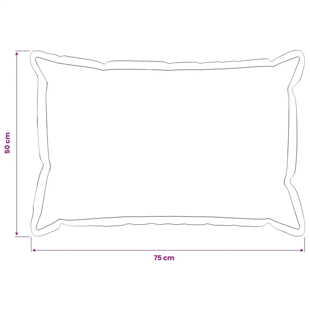 Federa 2 pcs HOUTEN Crema 50 x 75 cm Bouclé 919829