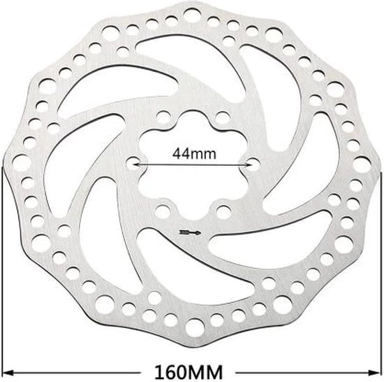 Fattire Remschijf - Ouxi v8 / V20 / V20 Pro