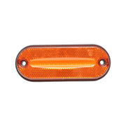 Lampada laterale LED gialla, 120 mm, 12V-24V, Breckner Germany.