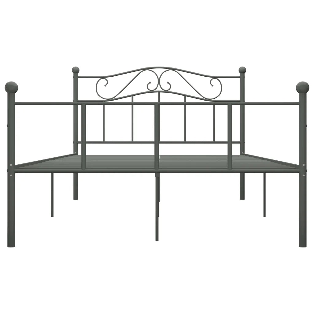 Giroletto Grigio in Metallo 160x200 cm 284534