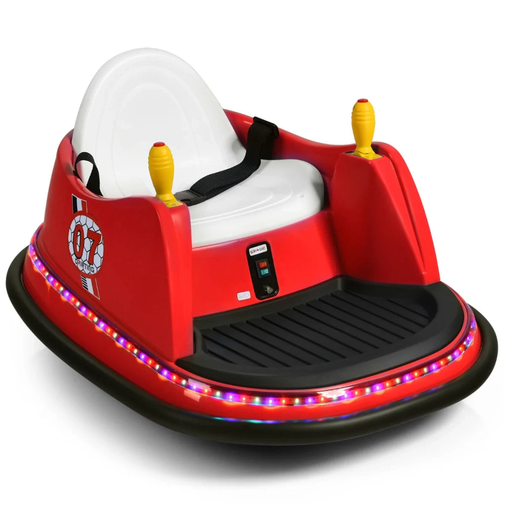 Autoscontro elettrica interattiva 57 x 75 x 42 cm per bambini 2-5 anni telecomando musicale rosso PP 20_0014631