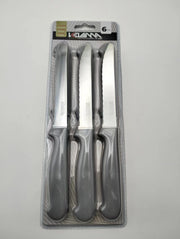 Kelama deluxe coltello da tavola tortora 6 pz