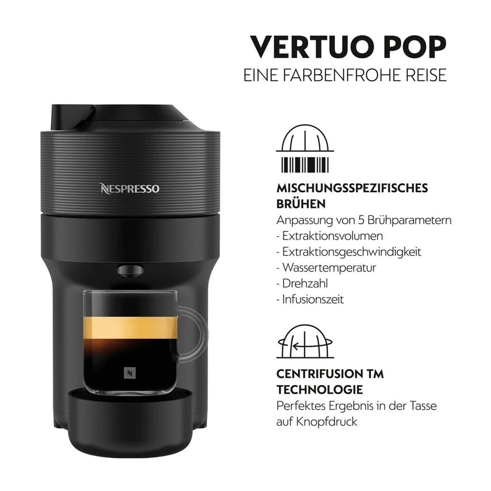 Macchina da Caffè De'Longhi Vertuo Pop ENV90.BAE Nespresso - Nero