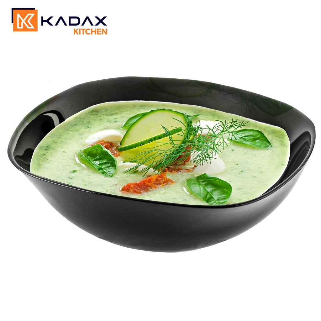 KADAX Salaterka Quadro czarna 15 cm P14373A pakiet