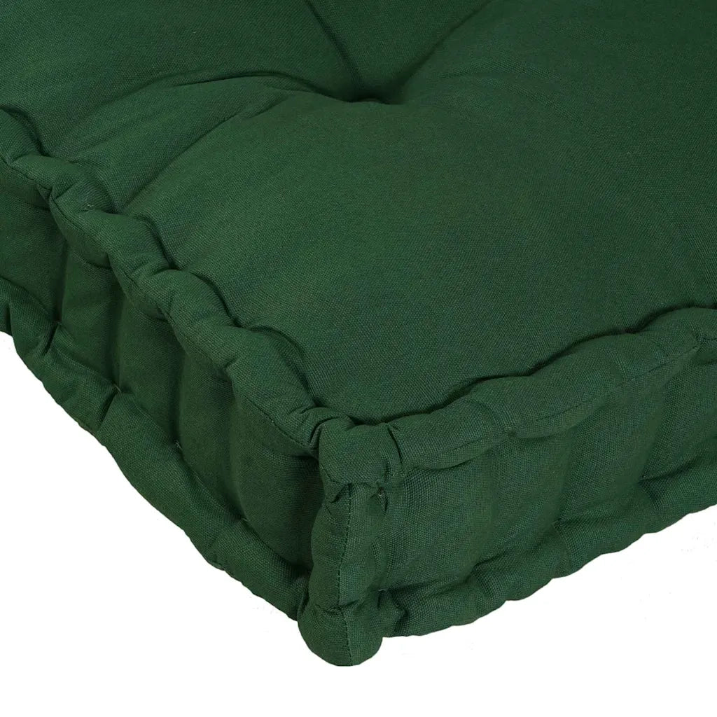 Cuscino per Divano Pallet 2 pcs Verde 120 x 80 x 38 cm Tessuto 4019090