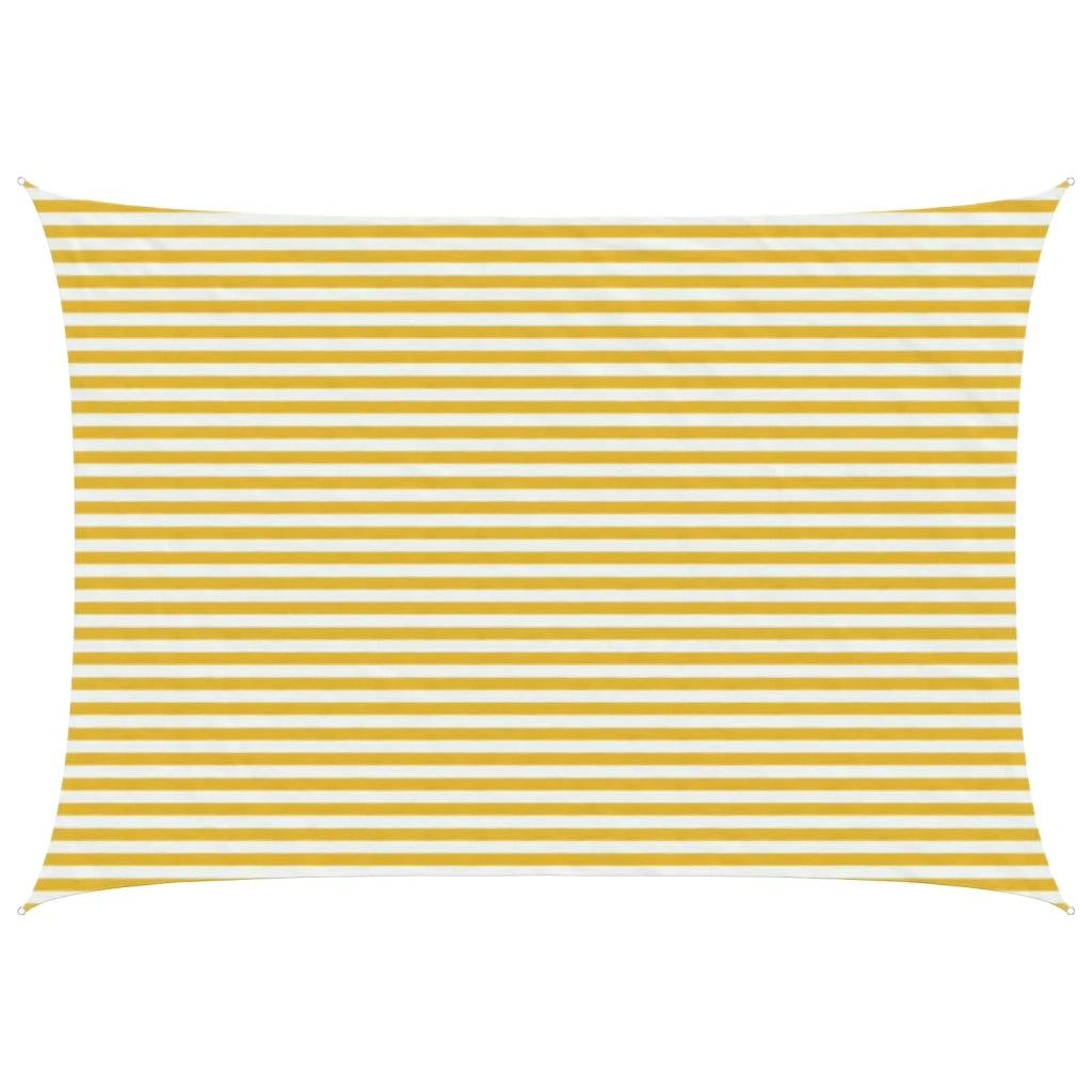 Telo Ombra Giallo e Bianco 3 x 6 m HDPE 42032832