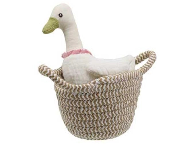 Wilberry - Wilberry Pets in Baskets - Duck (White)