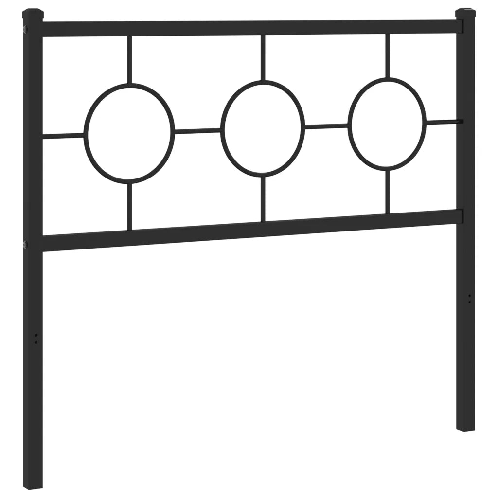 Testiera di Ricambio in Metallo Nero 100 cm 376255