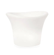 Lampada a Led da Giardino 37x32x28 cm in Plastica Dave Bianca