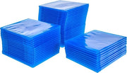 Scatola Blu trasparente per 1 disco Blu-ray, 50 pezzi al pacchetto