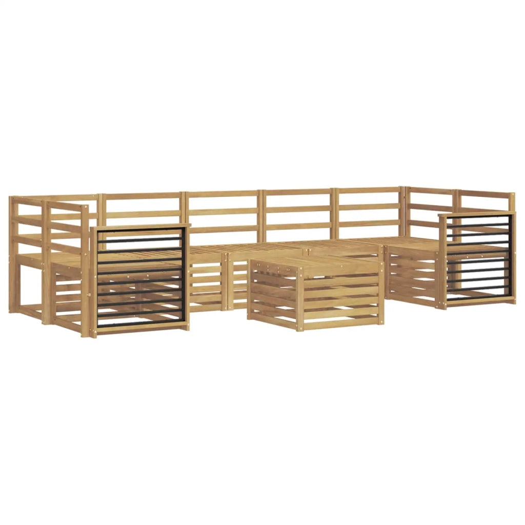 Set divani Legno di Acacia Massello 3391564