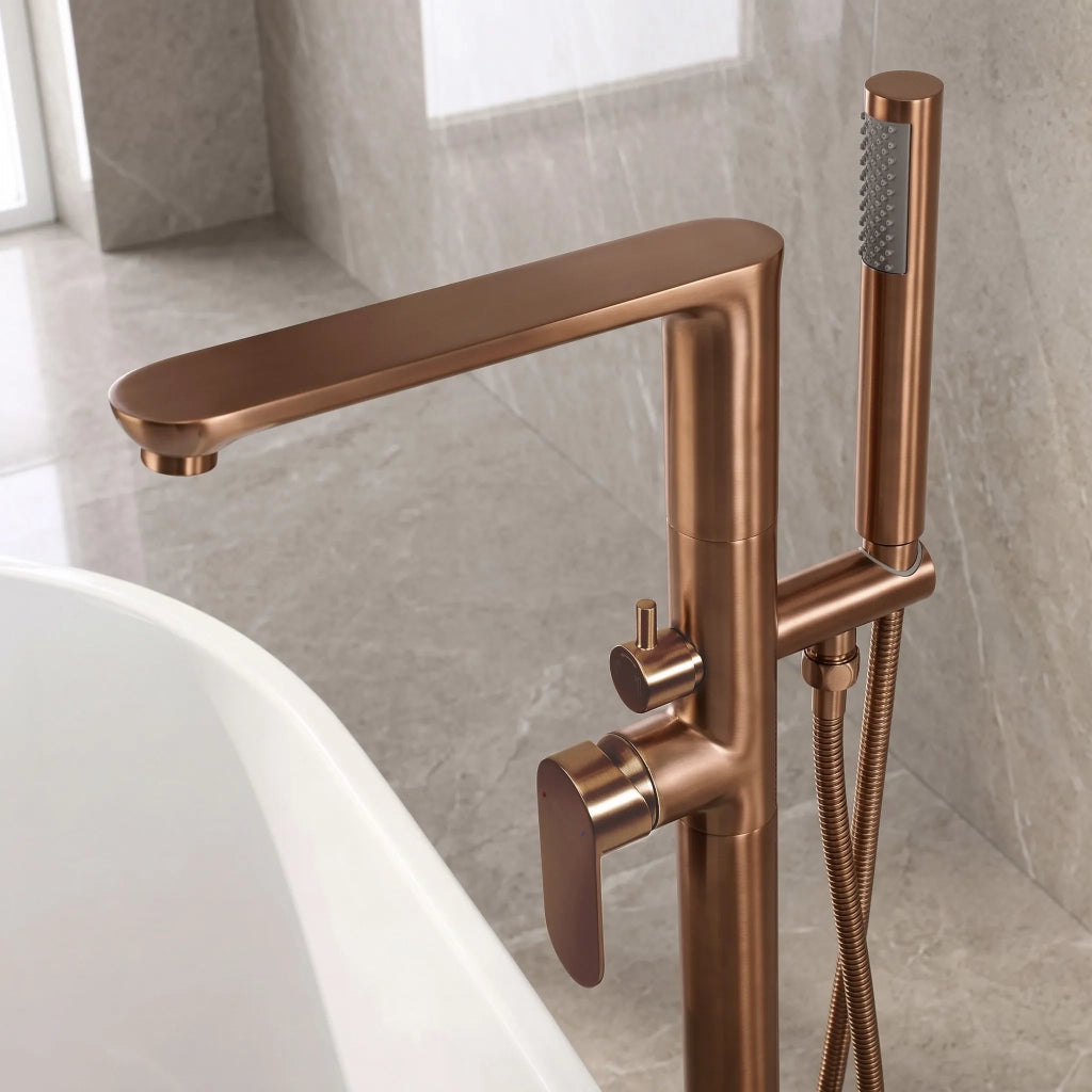 Rubinetto Indipendente Rea Logan Brush Copper