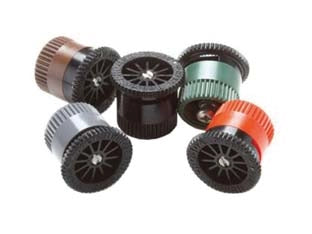 TESTINA REGOLABILE PER IRRIGATORE STATICO- - gittata mt.4,5 - colore nero - 25 pezzi HUNTER