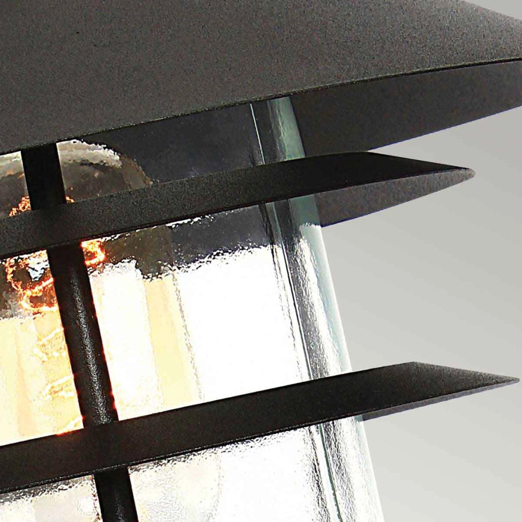 Paletto luce giardino nero E27 60W Helsingor Elstead
