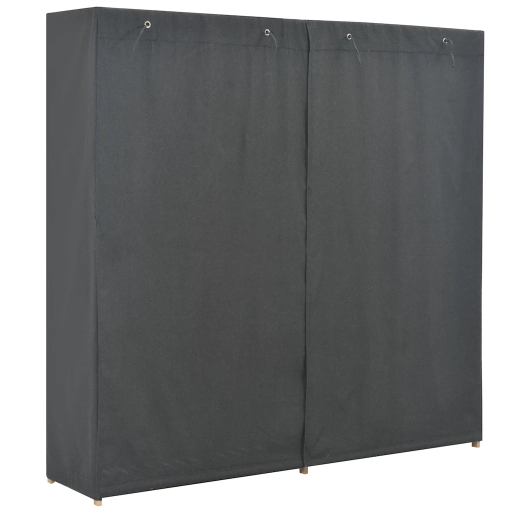 Armadio Grigio 173x40x170 cm in Tessuto CFW8283088