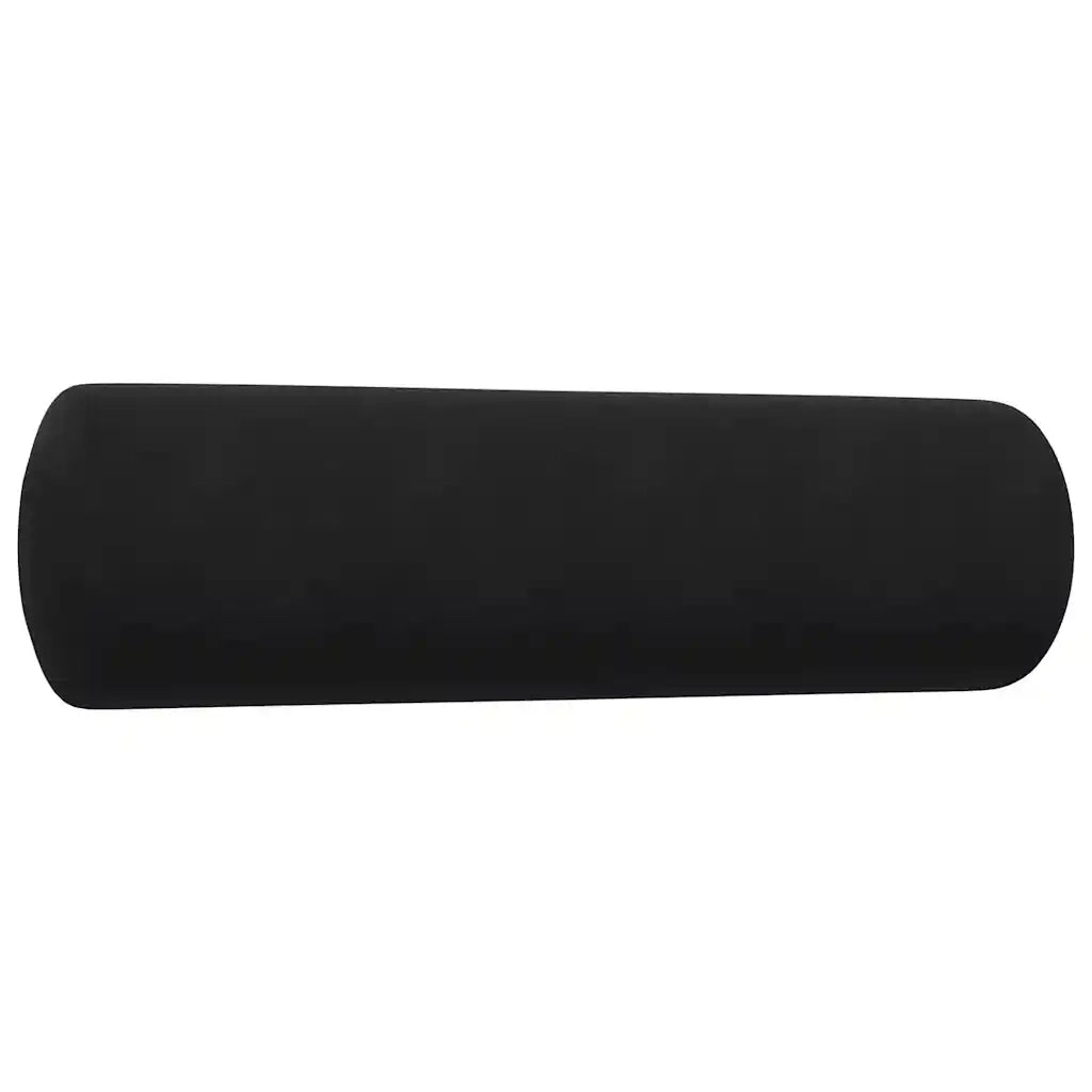Set di Divani 3 pz con Cuscini e Rinforzi Nero in Velluto 3278506