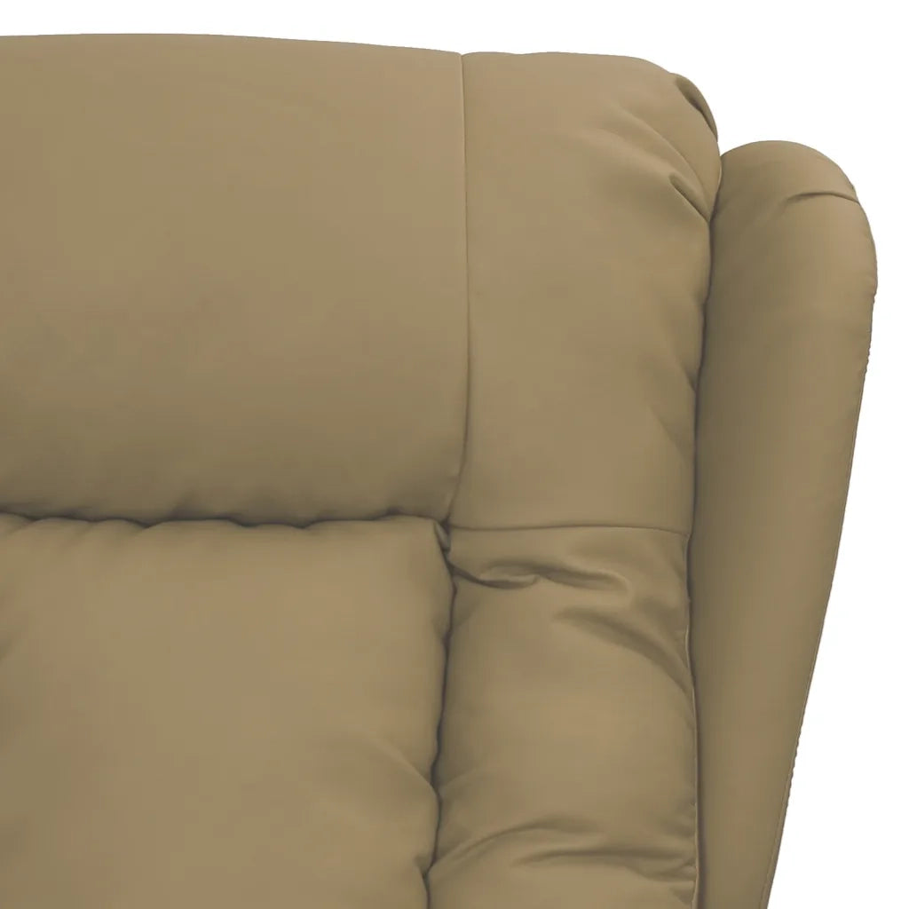 Poltrona Reclinabile Cappuccino in Similpelle 339070
