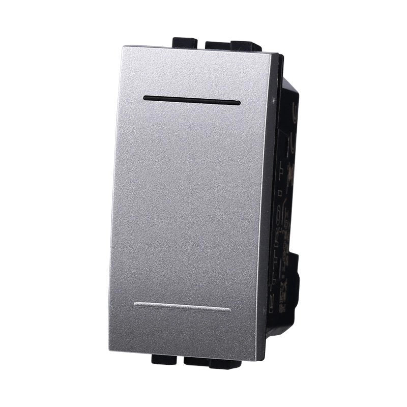 Invertitore 1P 16A Unipolare Colore GRIGIO Compatibile Con Bticino Living International