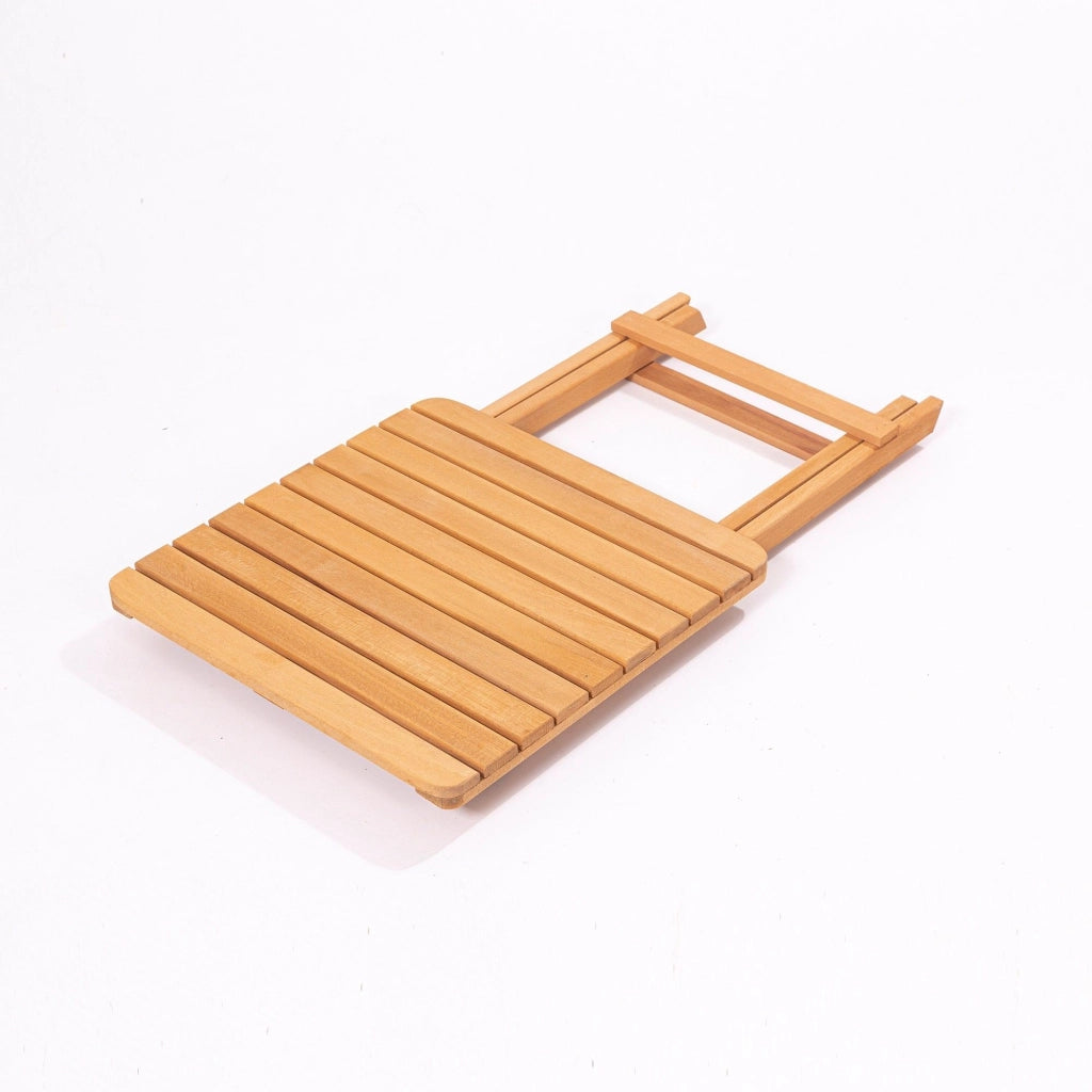 Piasco, Tavolo da Esterno 2 Posti, 60x60x72h cm Marrone