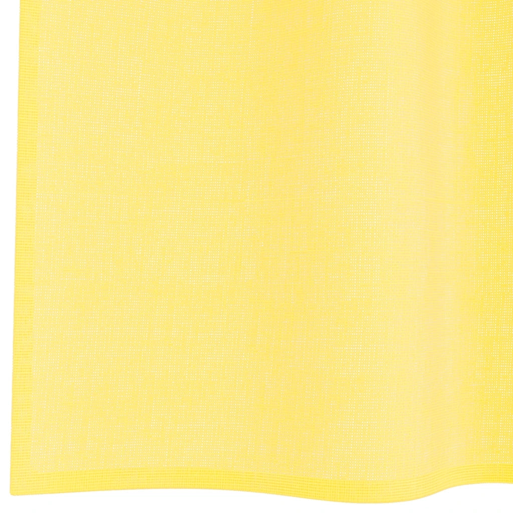 Tende in Voile con Occhielli 2 pz Giallo 4102135