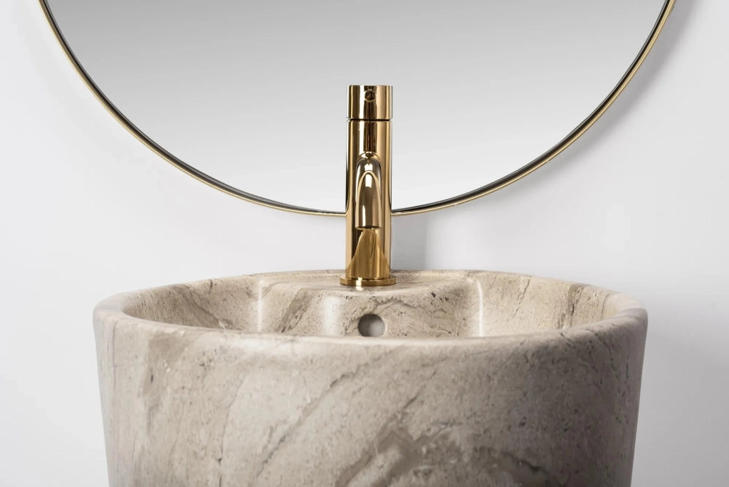 Lavabo Monolitico Blanka Natural Matt