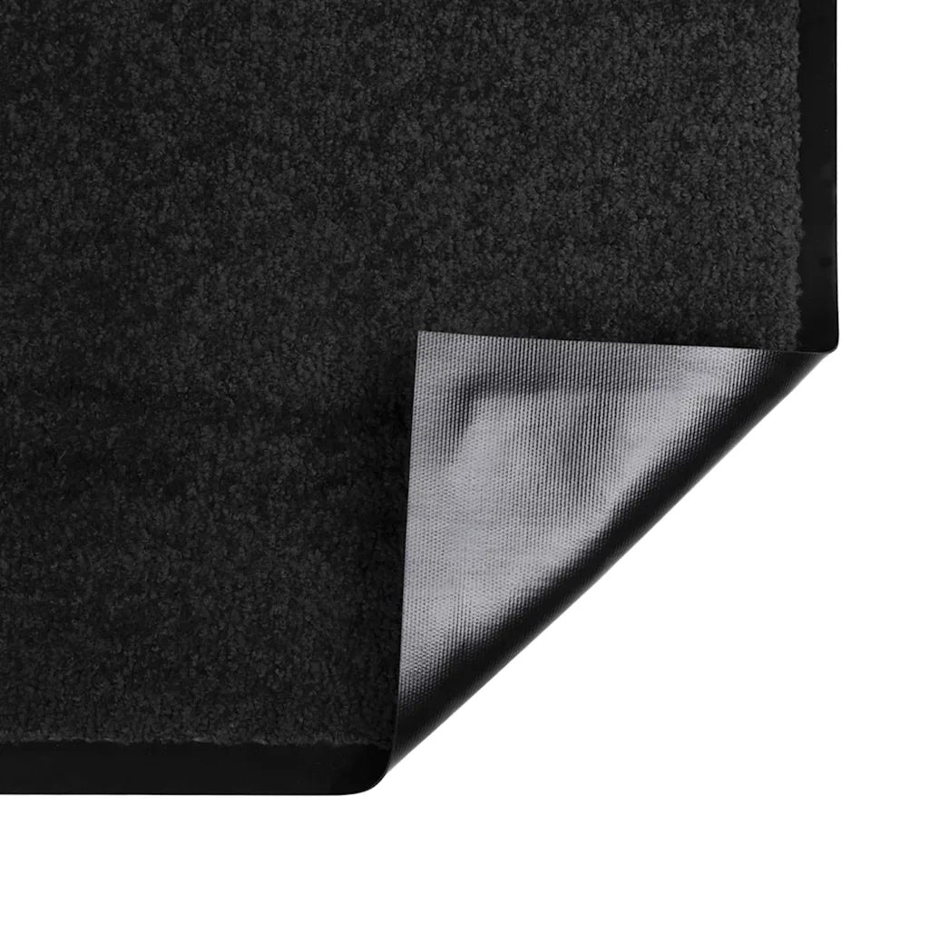 Tappetino Nero 60 x 40 x 1.2 cm Tessuto Teddy 42013438