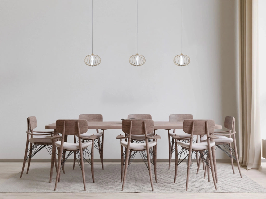 Lampada a sospensione moderna oro a sfera LED 5W Italux