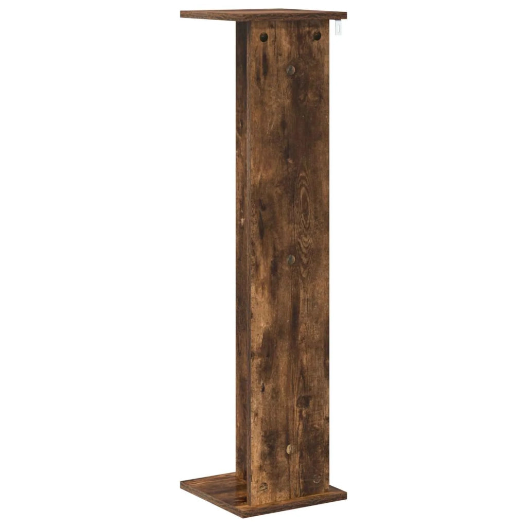 Supporto per piante 2 pz Rovere Fumo 25 x 25,5 x 100,5 cm 899635
