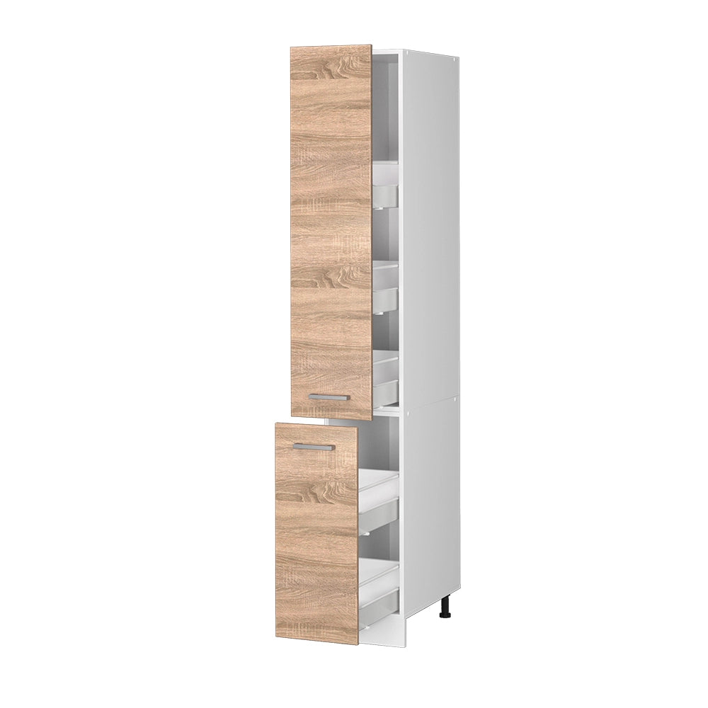 Armadio da farmacia R-Line Sonoma/Bianco 30 cm Vicco