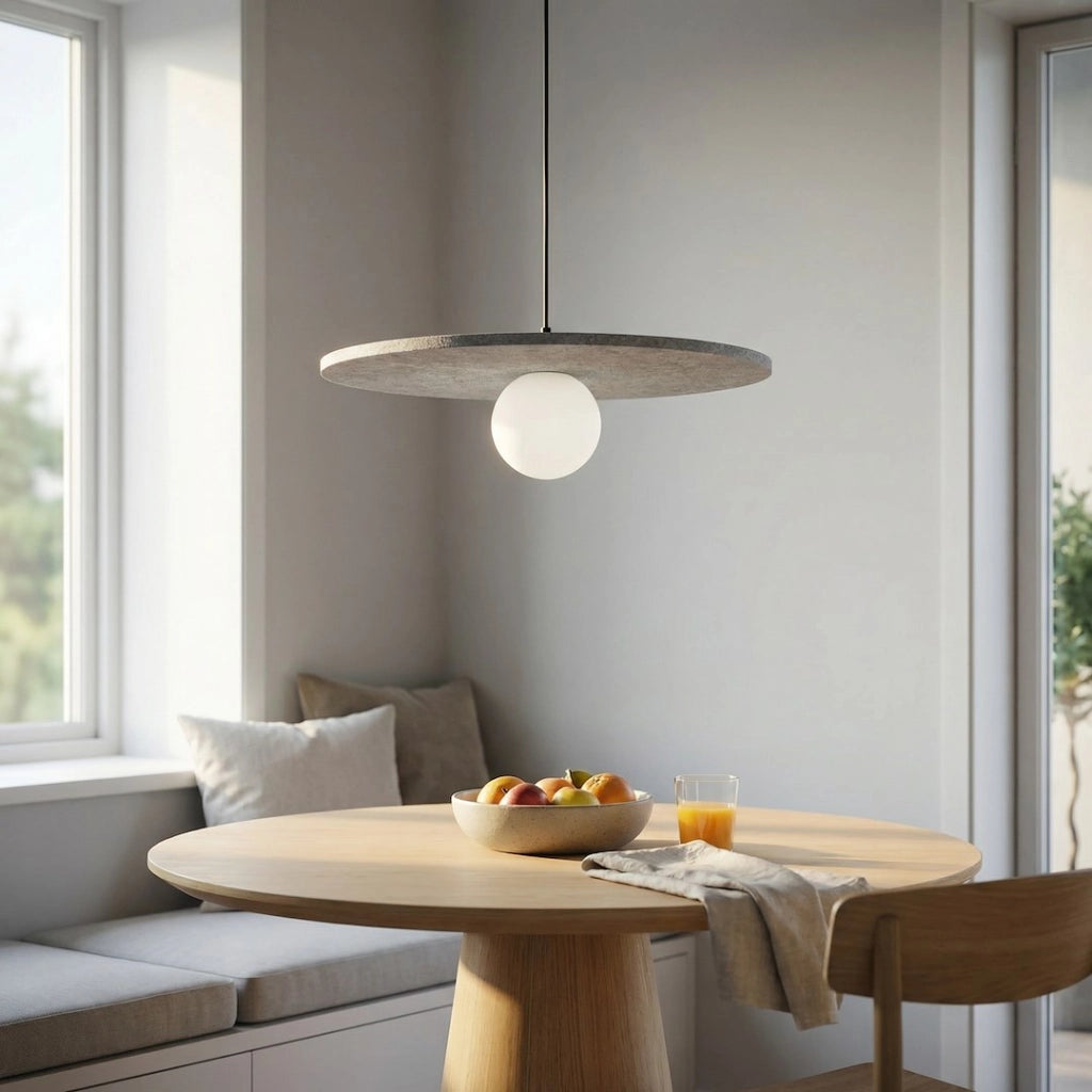 Lampada a sospensione CALMA scandi grigia feltro 1xG9
