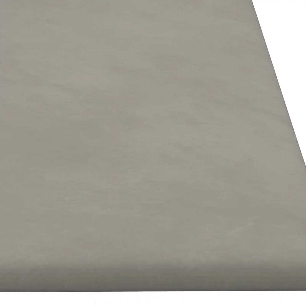 Testiera da Parete 12 pcs Grigio Chiaro Velluto 4008373
