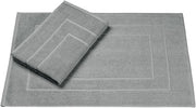 Set di Douchemat Twin a 100% Cotone | 50 x 70 cm | 2 pezzi | Colore: Grigio