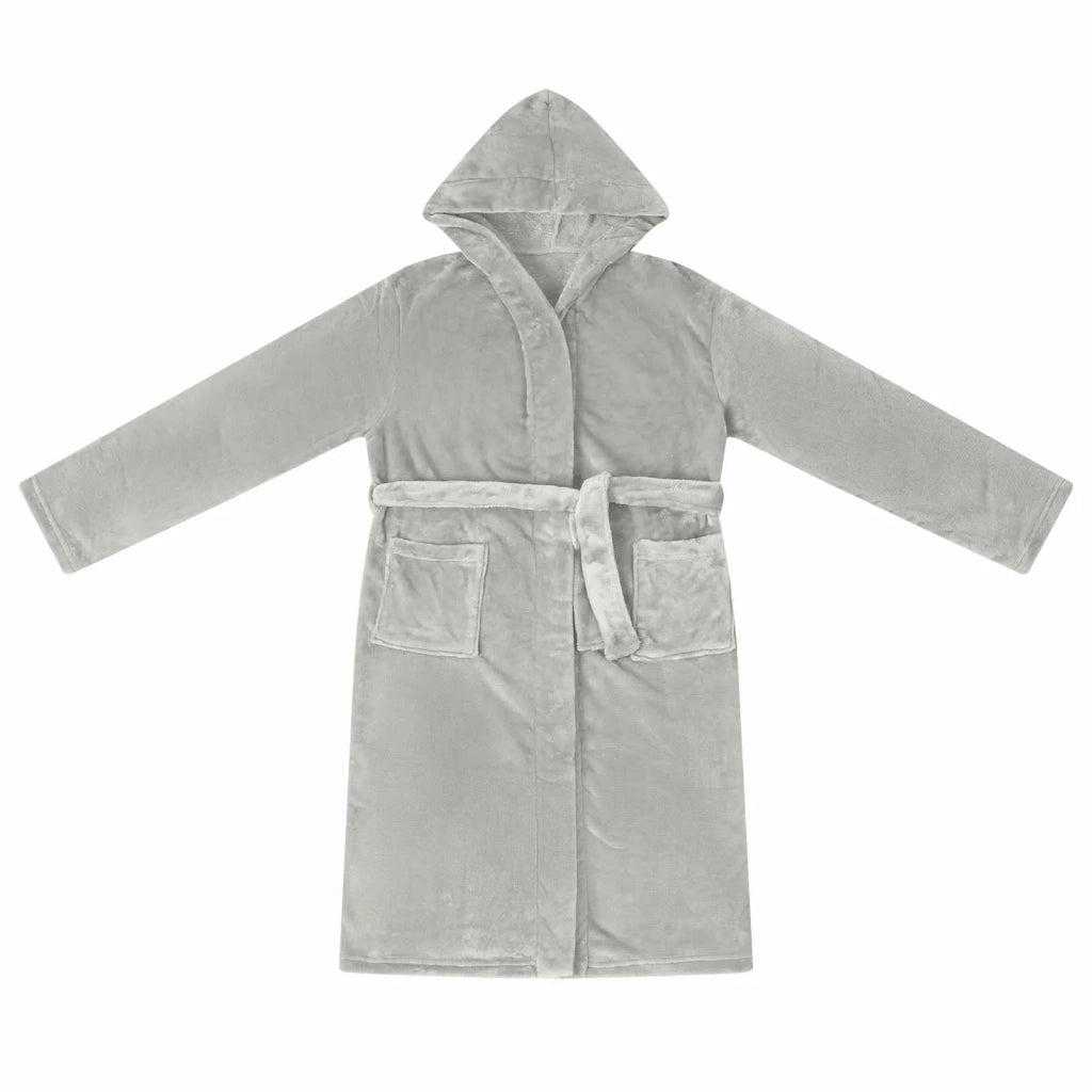 Accappatoio con Cappuccio Grigio xl Flanella CFW9052438