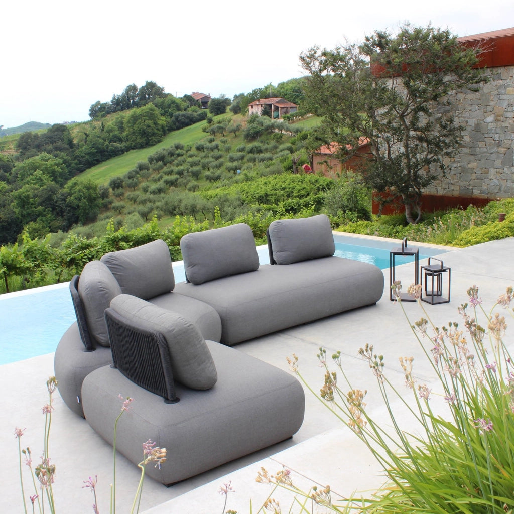 Divano da giardino modulo angolare - QUENYA