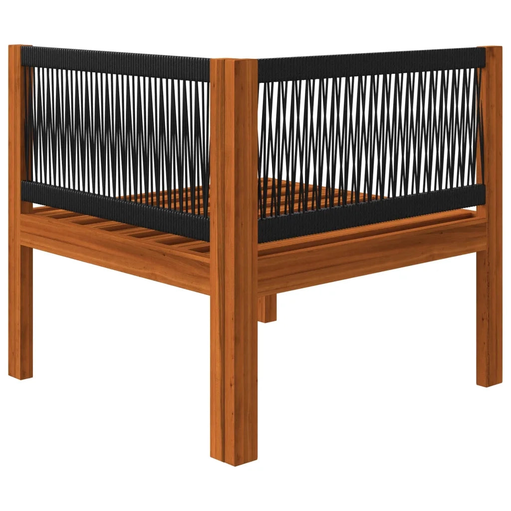 Set da giardino 6 pezzi con cuscini crema 63x63 cm 3057901