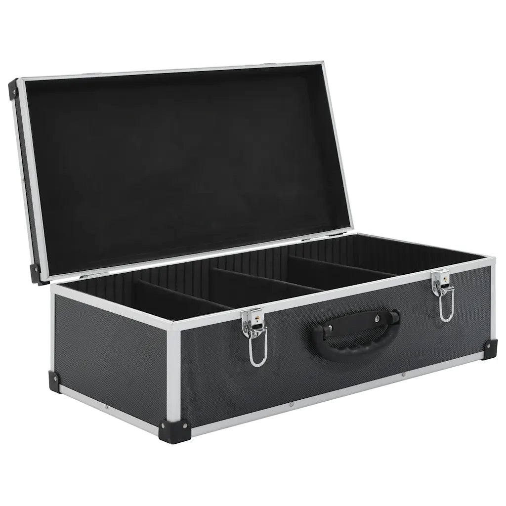 Custodia CD per 80 CD in Alluminio ABS Nero CFW1446596