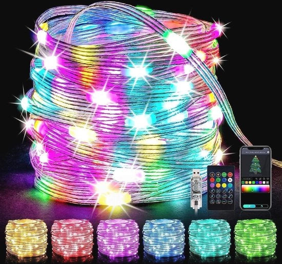 Striscia LED USB da 10 metri con 100 LED per illuminazione RGB