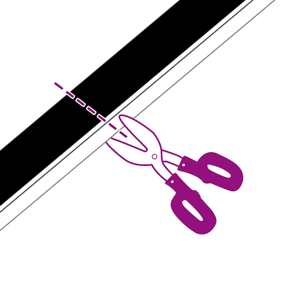 Spazzole per porte autoadesive 6 pz Nero 100 cm CFW8152773