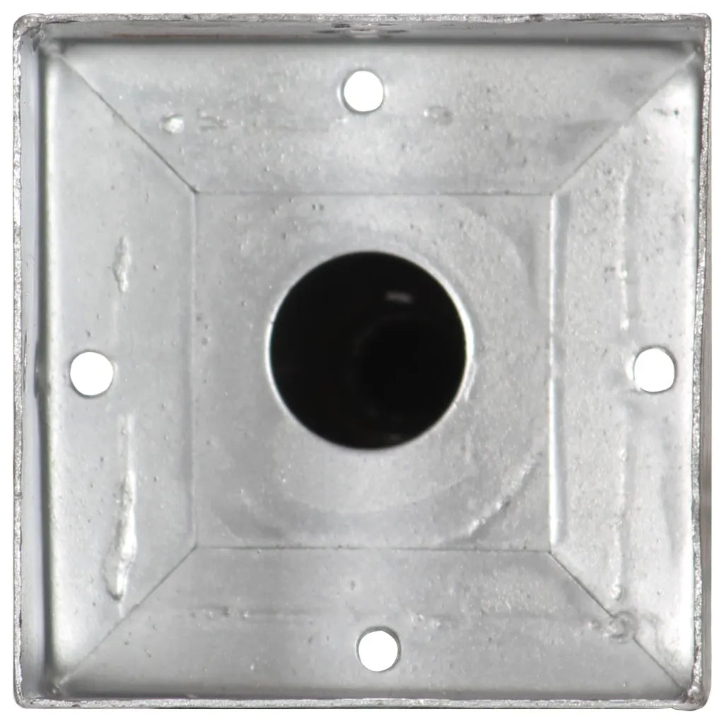 Picchetti di Terra 6 pz Argento 12x12x56 cm in Acciaio Zincato CFW4244986