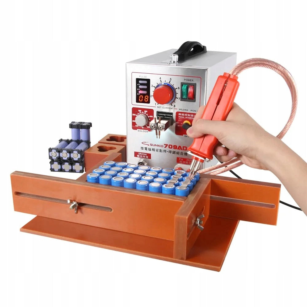 Forma di Saldatura per Batterie 6x16 – Costruzione Stabile, Materiale Bakelite | Capacità 96 Celle
