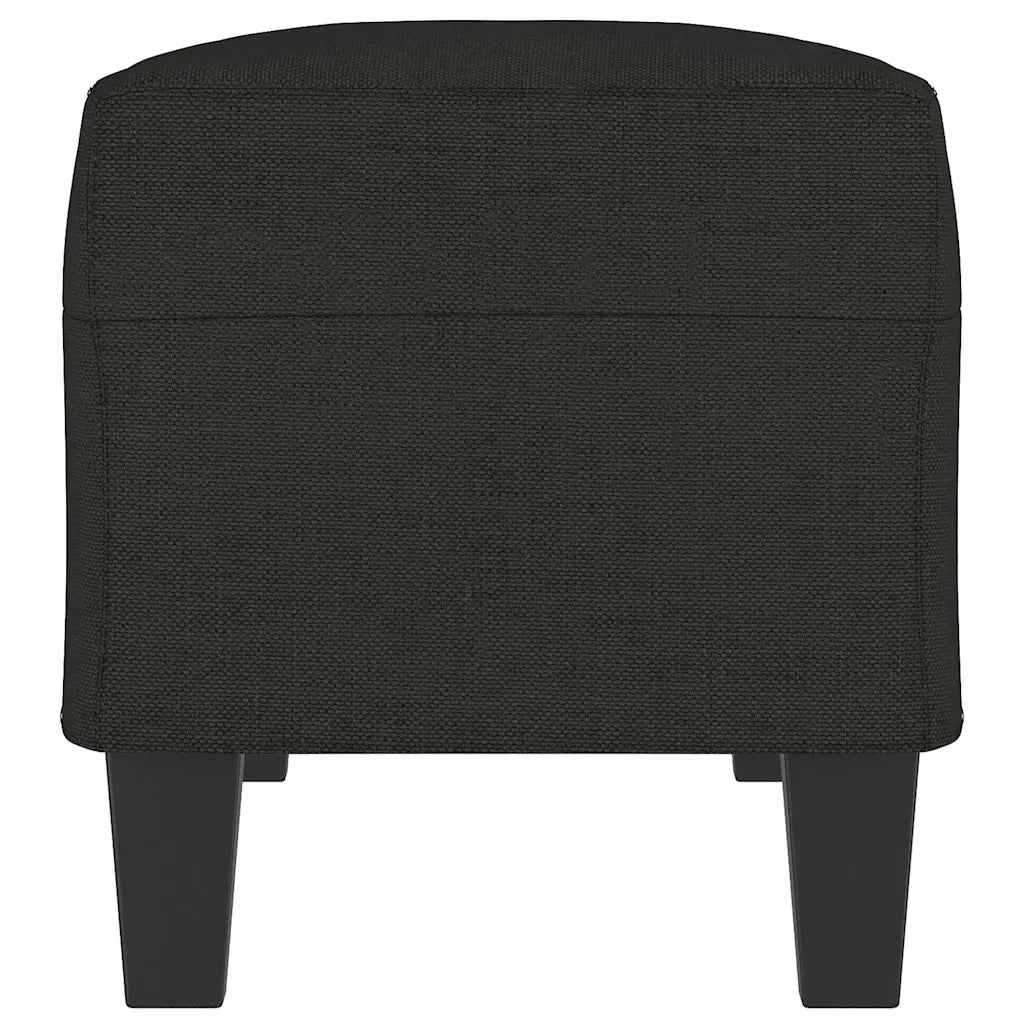 Panca Nera 100x35x41 cm in Tessuto 349455