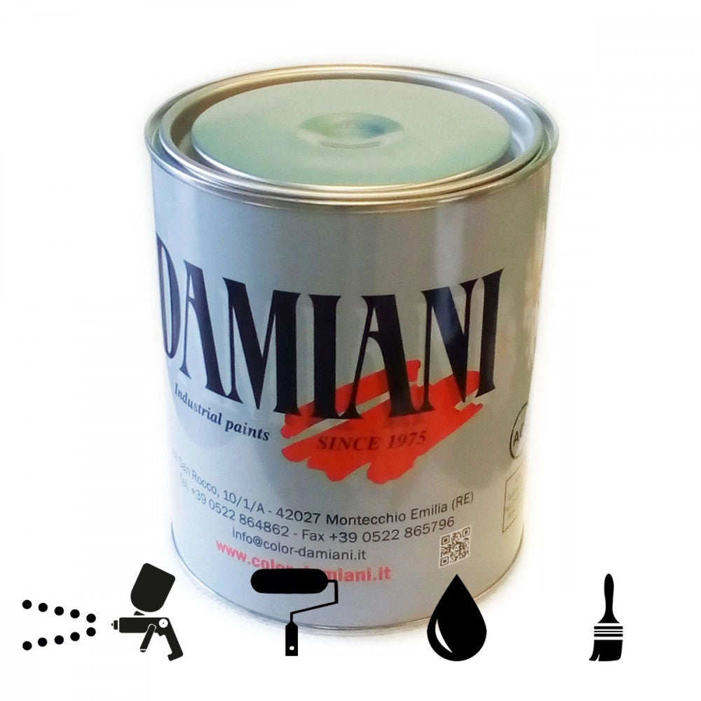 Damiani 5kg netto fondo protettivo antiruggine per ferro, colori marrone cioccolato - ral 8017